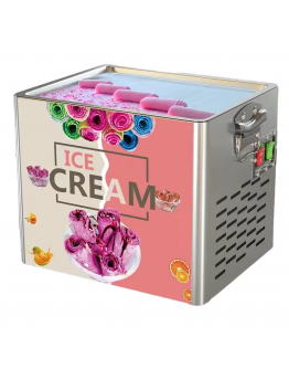 Fry Ice Cream Roll Machine Factory Price Ice Cream Roll Machine Mini Home Machine for Fried Ice Cream
