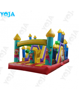Wholesale Outdoor Inflatable Race Obstacle Course Adults Challenge Inflatable Sport Games 11x3.8m