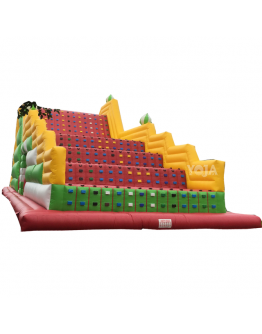 Wholesale Outdoor Sport Game Inflatable Obstacle Bouncer Slide and Rock Climbing Wall for Children and Adults