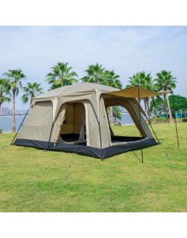 Factory Custom 8-12 Person Big Space Large Luxury Villa Folding Family Travel Waterproof Garden Glamping Camping Outdoor Tents