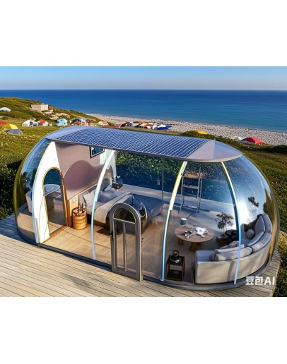 Promotional Multi-Person Large Transparent Outdoor Camping Dome Tent Starry House Capsule for Hotels Weddings Parties