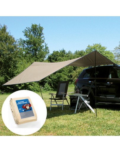 Factory Price PE Tarp Custom Colors Outdoor Portable Camping Waterproof Sunshade Rain Fly Tent Coated Plain for Boys