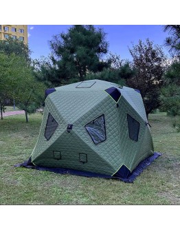 Automatic Winter Tents for Fishing Insulated Outdoor Hexagon Folding Tent Warm-Keeping & Cold-Proof Windproof Tenda for Camping